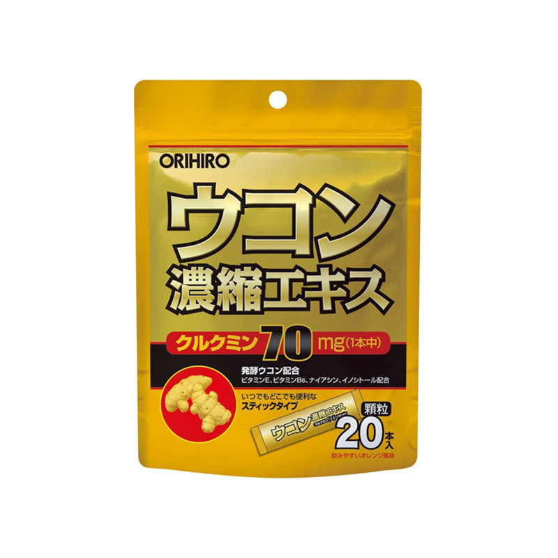 日本ORIHIRO立喜乐姜黄素解酒药 粉末冲剂 醒酒缓解宿醉 20条现货