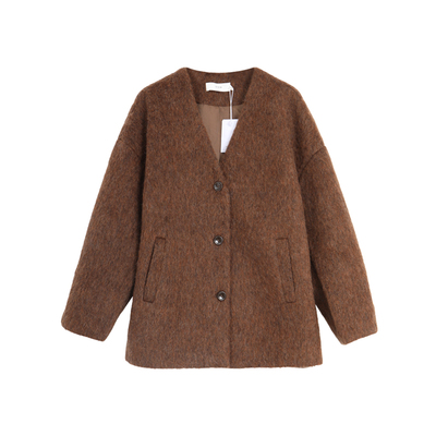 西町村屋小香风高级韩系加厚大衣