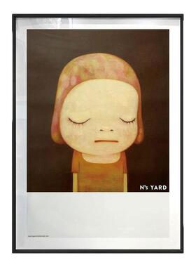 奈良美智潮牌卡通少女装饰画