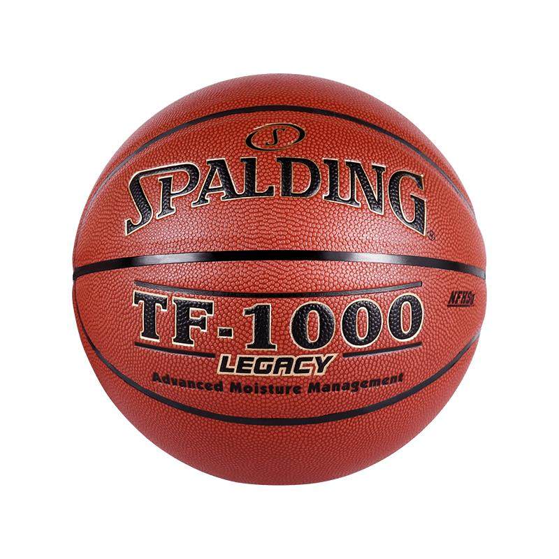 Spalding斯伯丁篮球官方正品专业TF1000职业比赛真皮手感超纤716A