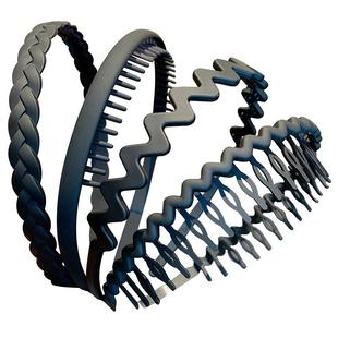 洗脸专用黑色发箍防滑带齿发卡女2026新款简约头箍敷面膜发捆头饰