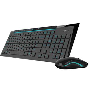 雷柏8200G无线键盘鼠标套装蓝牙2.4G电脑办公通用三模键鼠静音USB