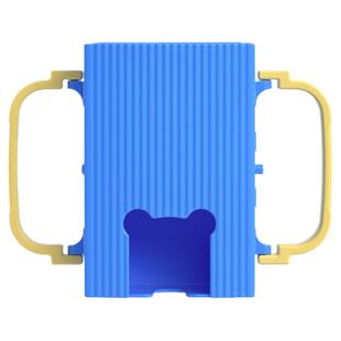 宝宝牛奶果泥盒防挤压防溢洒装饮料杯架儿童婴儿喝奶神器杯托两用