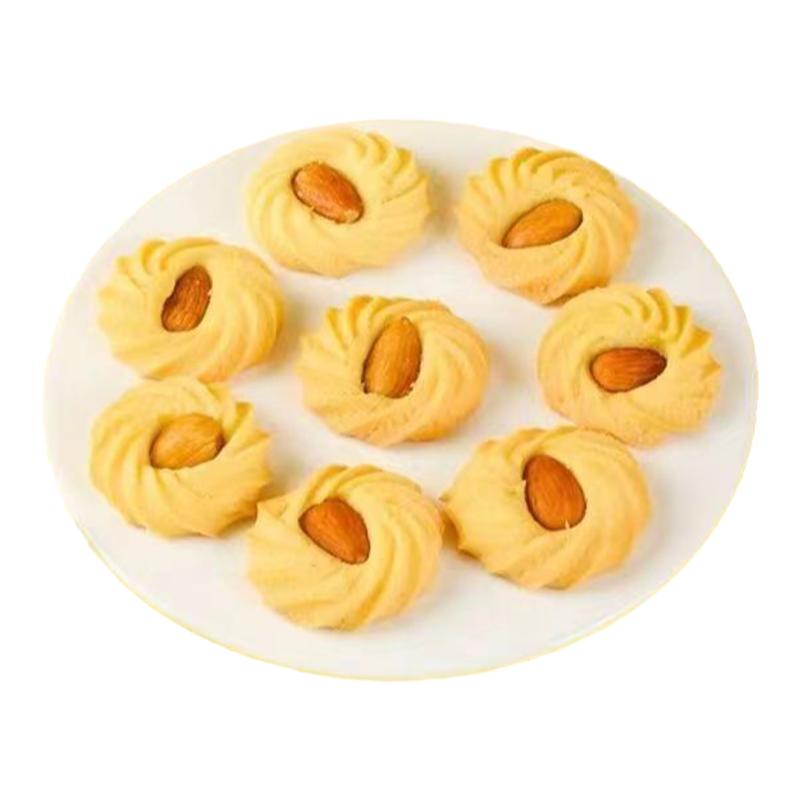 巴旦木曲奇饼干独立小包整箱早餐食品好吃的休闲零食小吃