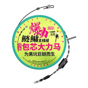 詹品无结爆力鲢鳙包芯大力马成品主线组黑坑pe线巨物大物鱼线正品