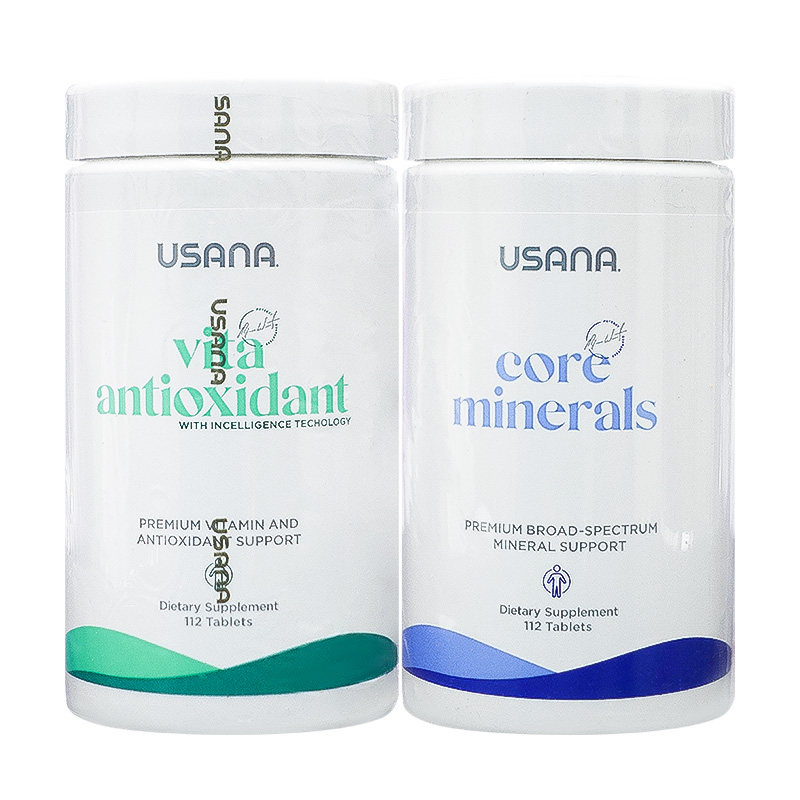 美国USANA优莎娜细胞基本营养素 基础套装维生素矿物质旗舰正品