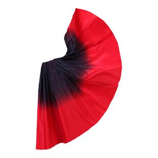 新疆舞蹈练习裙渐变色维吾族练功半身跳舞长裙古典舞大摆演出服装