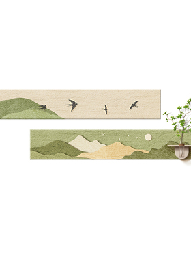 【店长自留】背有靠山水培砂岩画