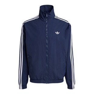 Adidas/阿迪达斯正品三叶草男士日常足球风立领夹克外套KE1365