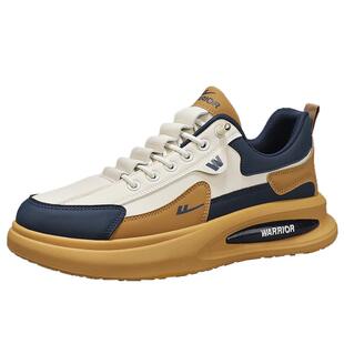 回力一脚蹬男鞋2024新款秋季运动工作板鞋皮面防水无鞋带休闲潮鞋