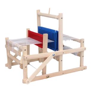 儿童手工制作DIY小型织布机纺编织机小玩具幼儿园奖励小礼物礼品