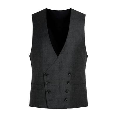 Suitsupply深灰色西装马甲