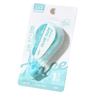 可擦除点点胶修正带式高粘度强力点状无痕透明胶带儿童手工小学初中生专用点胶笔粘胶粘贴无毒替芯手账双面