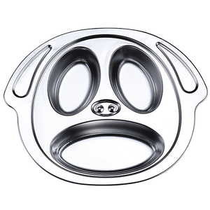 【沃德百惠】304不锈钢卡通儿童餐盘