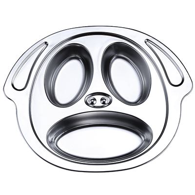 【沃德百惠】304不锈钢卡通儿童餐盘