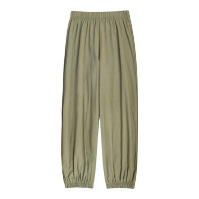 薄款棉麻休闲裤夏秋九分哈伦萝卜