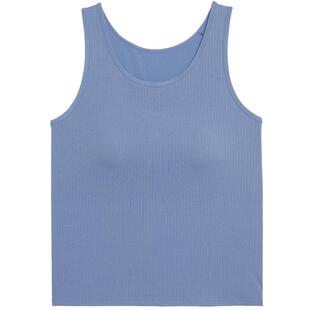 爱慕舒悦基础款打底宽肩带女士带杯带胸垫背心上衣26春夏AM72B511