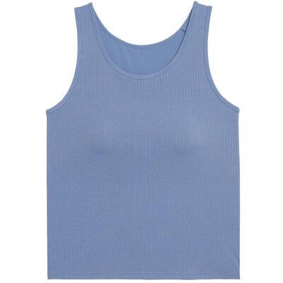 爱慕舒悦基础款打底宽肩带女士带杯带胸垫背心上衣26春夏AM72B511