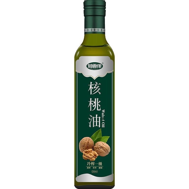 100%头道初榨核桃油一级压榨