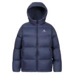 Camel骆驼短款防泼水面包服男女同款白鸭绒连帽外套保暖羽绒服