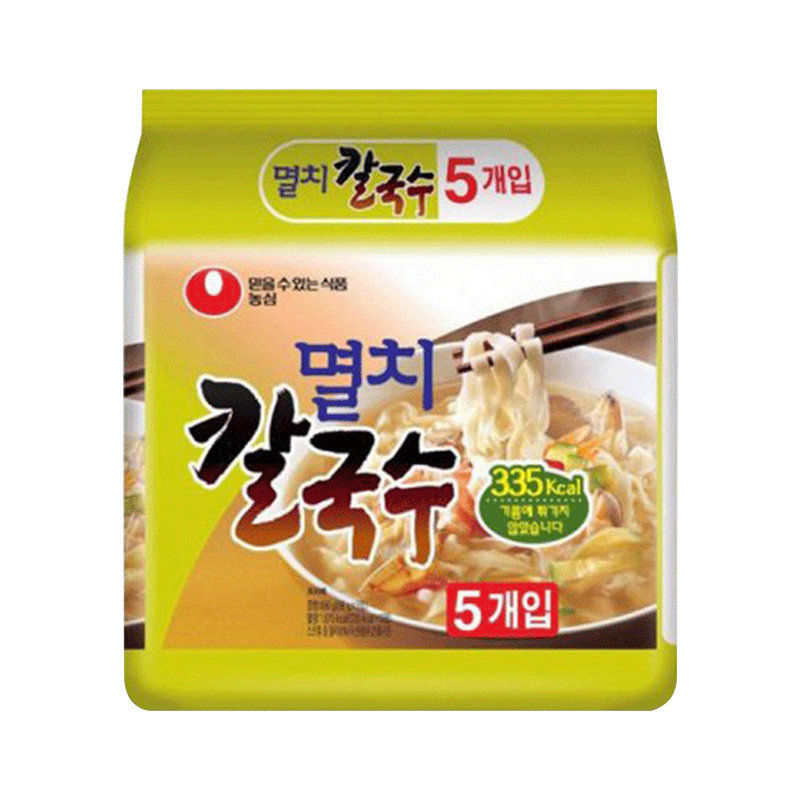 农心银鱼刀削面韩国进口