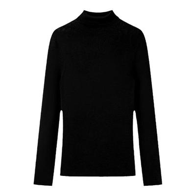 LAUREL羊毛高领针织衫
