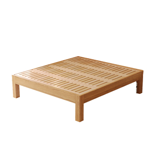 纯实木床无床头2025新款1.2单人定制日式135米小床儿童榻榻米床架