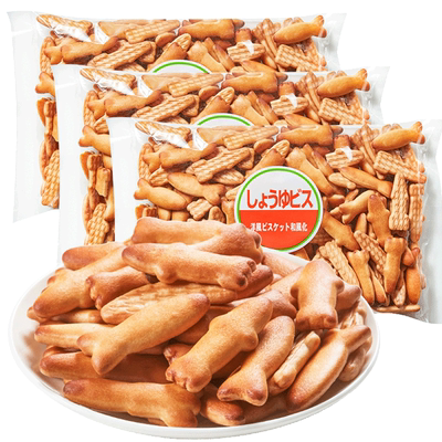 日本进口松永酱油饼干