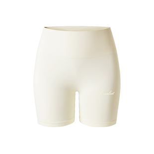 美国EVERLAST拳击运动短裤高弹裸感无缝针织女提臀高腰瑜伽三分裤