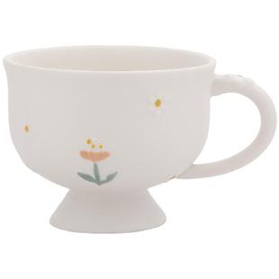 日式马克杯大容量甜品牛奶杯早餐碗燕麦杯陶瓷喝水杯子女士办公室