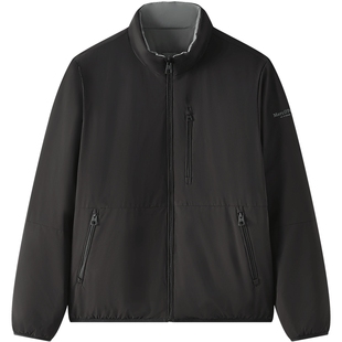 Marc O'Polo/MOP冬季新款气质保暖防风立领双面穿棉服外套男夹克