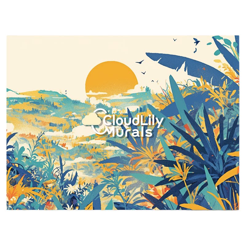 CloudLily美式田园欧式定制壁画
