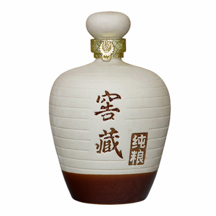 一二三斤装酒瓶陶瓷空瓶复古风土陶酒坛酒壶家用包装酒罐整箱包邮