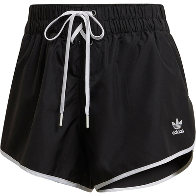 Adidas/阿迪达斯正品三叶草女士简约系带健身户外短裤HK5087