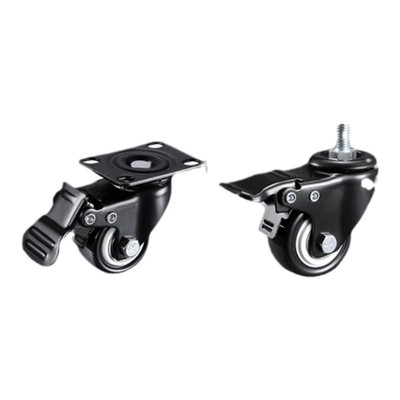 重型万向轮轮子静音承重滚轮刹车