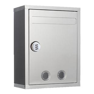 密码锁不锈钢信箱意见箱投诉建议箱带锁挂墙防水室外医保意见举报箱加厚大中小号户外投票箱选举箱信报箱邮箱