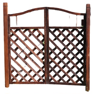 入户庭院花园装饰门户外矮篱笆门小院子半腰木栅栏门围栏门园艺门