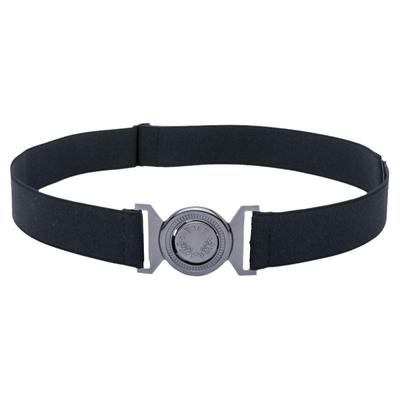 新款可伸缩皮带男女式橡筋裤带牛仔弹力懒人隐形松紧学生军训腰带