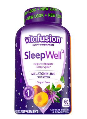 美国vitafusionsleepwell褪黑素