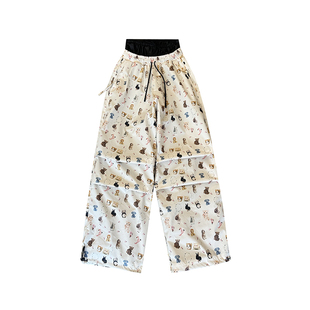 冰度 2025新款可爱小动物印花滑雪套装男女款加绒防水耐磨滑雪服