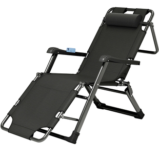 午憩宝躺椅家用阳台休闲靠背椅可折叠椅子办公室午休床坐睡两用椅