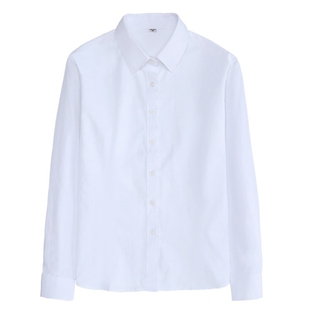 正版dk制服白色衬衫男学生日式校供基础长袖上衣宽松百搭秋季新款