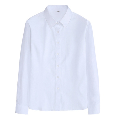 dk制服衬衫基础款白色长短袖