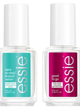 essie红标顶油免烤速干亮油
