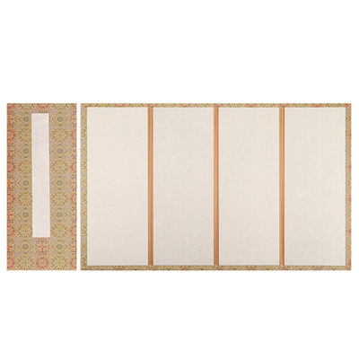 屏风折页空白宣纸册页旅游盖章收集章半生熟书法生宣国画云母熟宣工笔画简牍尺素半生半熟仿竹简仿古复古蜡染