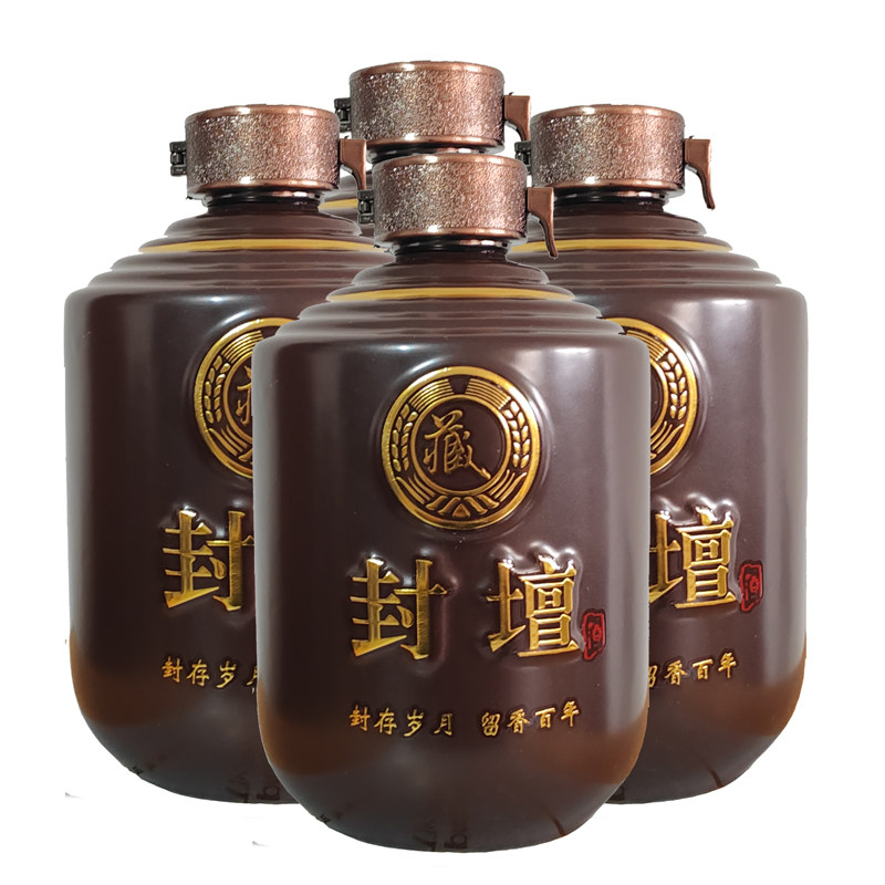 泥坑纯粮食52度礼盒装封坛原浆酒
