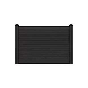 杭州院子塑木防腐木围栏护栏户外庭院栅栏立柱长城板自装花园露台