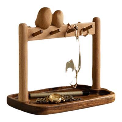 实木玄关收纳北欧置物架乔迁礼物