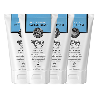 泰国原装进口牛奶洗面奶4支