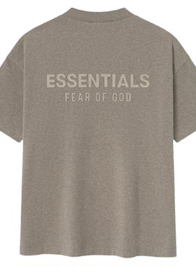 Essentialslogo印花短袖全棉T恤